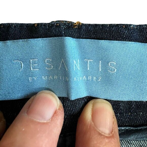 Desantis By Martin Alvarez Pants Women's Denim 27 Stretch Italian Designer - Picture 5 of 10
